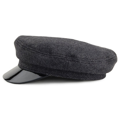 Gorra marinera Margot de Brixton - Negro-Gris