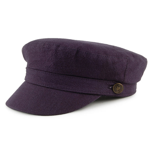 Gorra marinera Paddington de lino grueso de Christys - Azul Marino