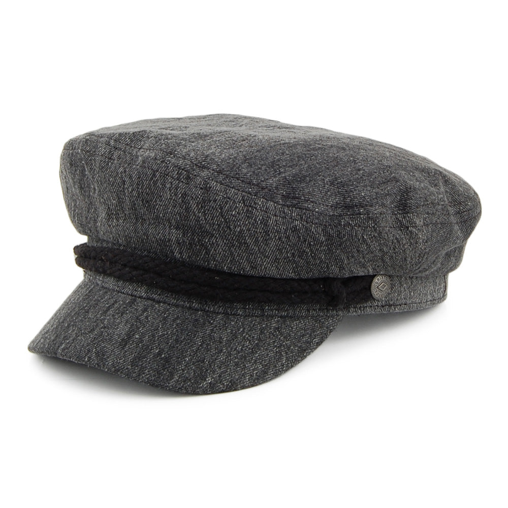 Gorra marinera de Brixton - Negro Lavado