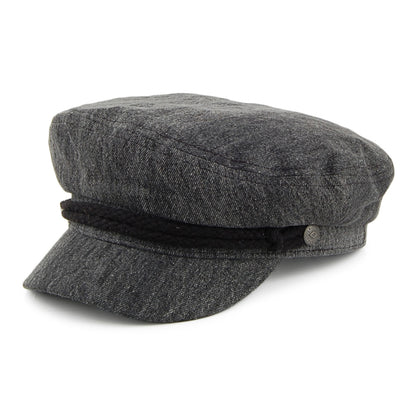 Gorra marinera de Brixton - Negro Lavado