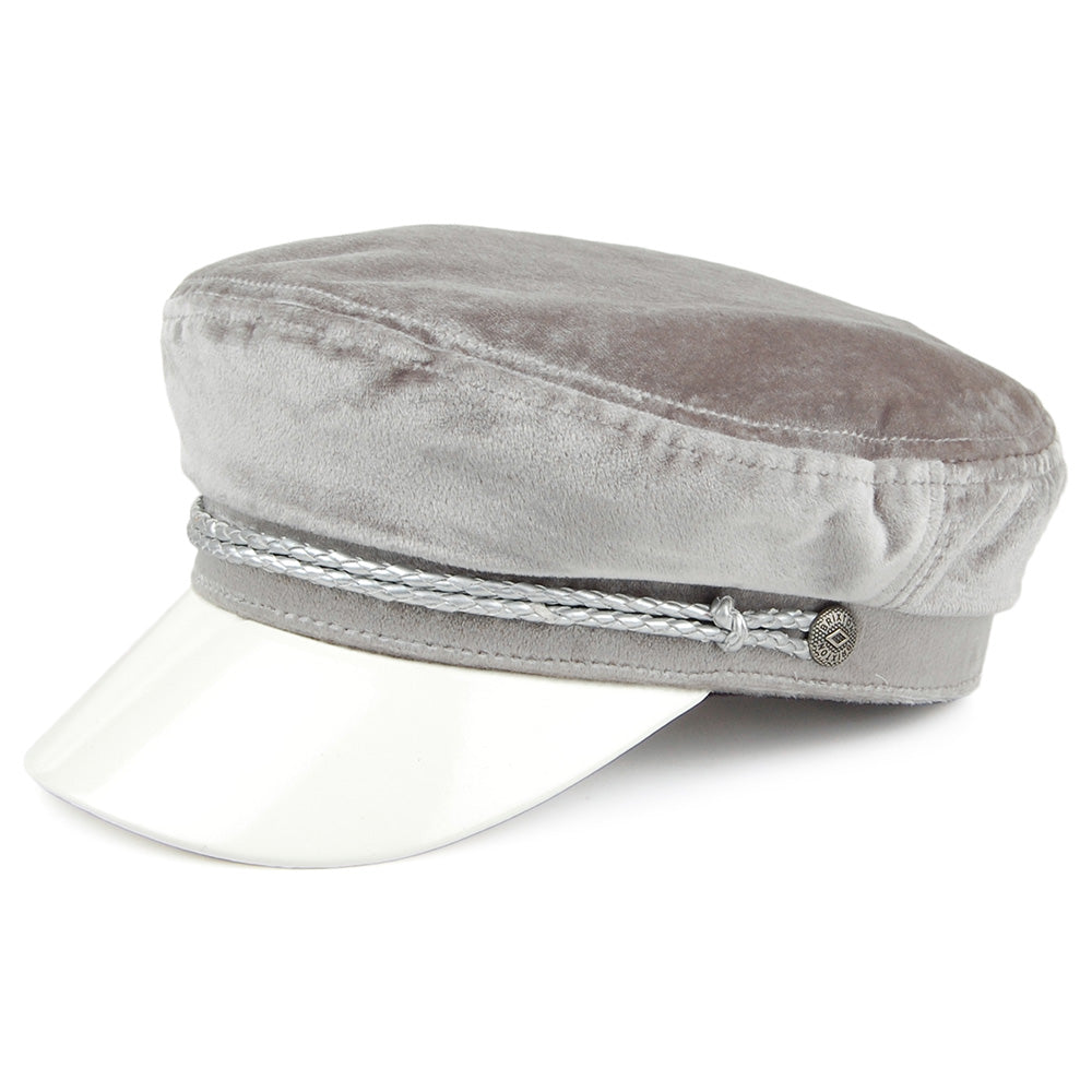 Gorra marinera Ashland de Brixton - Plateado
