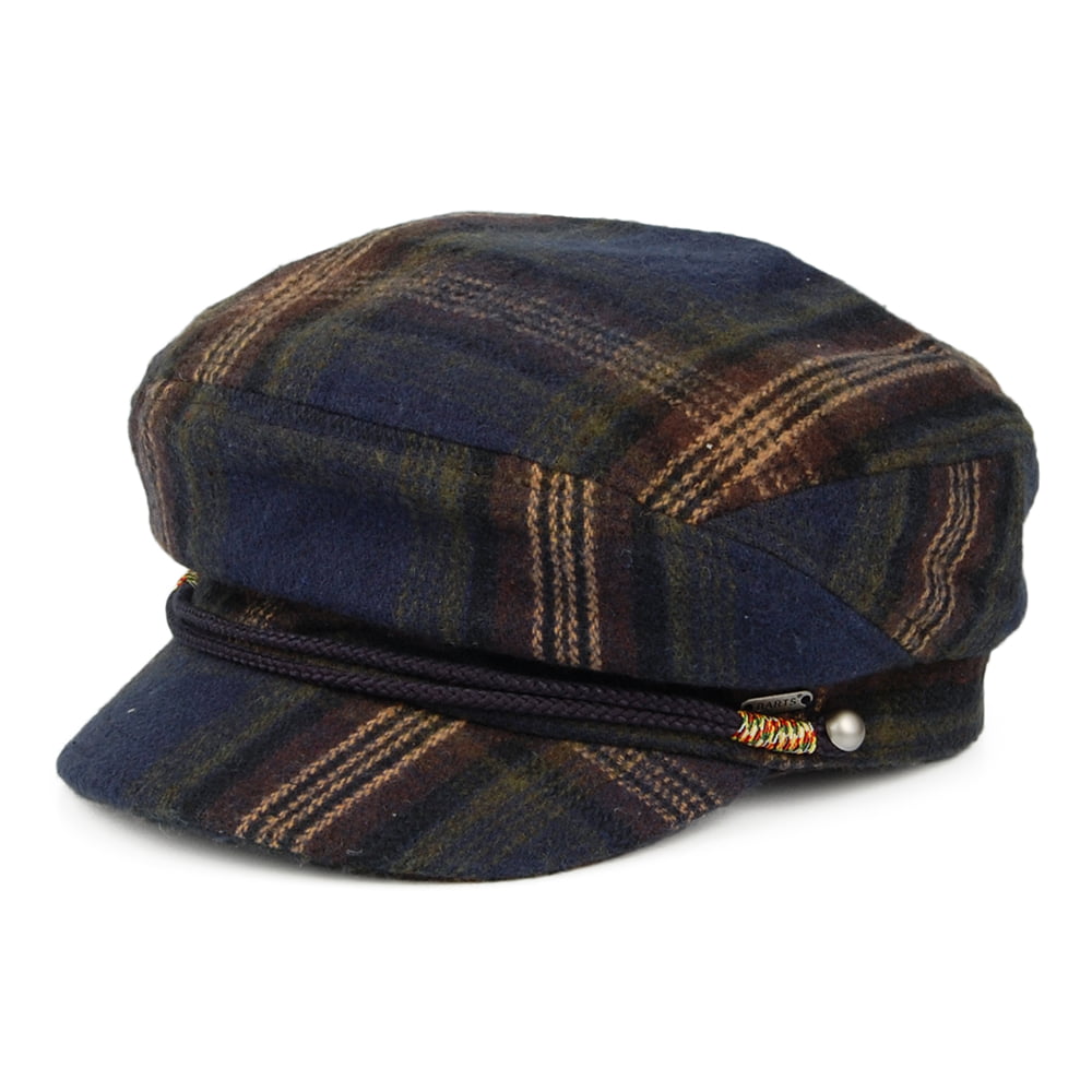 Gorra marinera Qadly a cuadros de Barts - Azul Marino-Verde Oliva