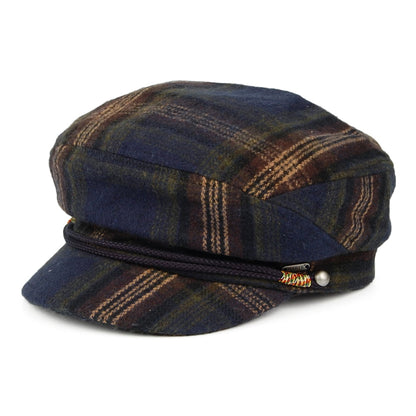 Gorra marinera Qadly a cuadros de Barts - Azul Marino-Verde Oliva