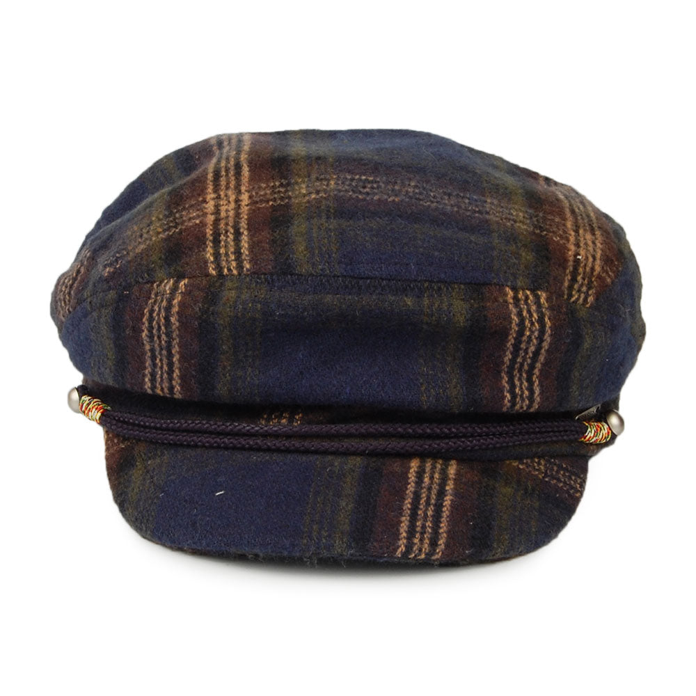 Gorra marinera Qadly a cuadros de Barts - Azul Marino-Verde Oliva