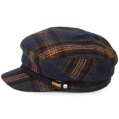 Gorra marinera Qadly a cuadros de Barts - Azul Marino-Verde Oliva