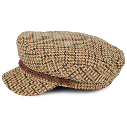 Gorra marinera pata de gallo de Brixton - Kaki-Multi