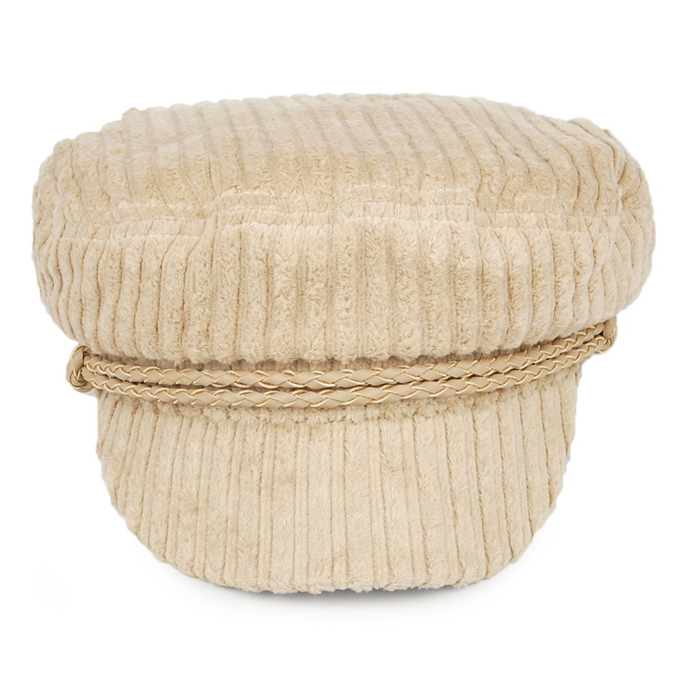 Gorra marinera Ashland de felpa de Brixton - Beige Arena