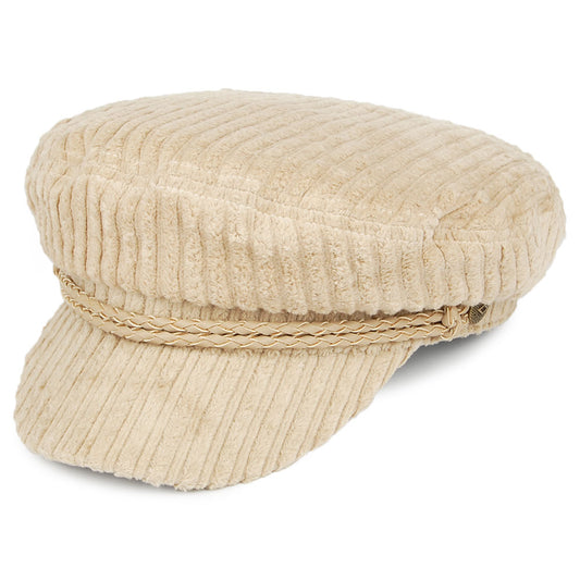 Gorra marinera Ashland de felpa de Brixton - Beige Arena