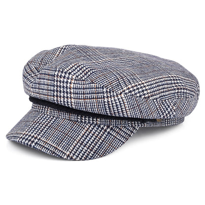 Gorra marinera cuadros escoceses de Brixton - Azul