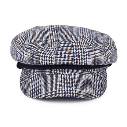 Gorra marinera cuadros escoceses de Brixton - Azul