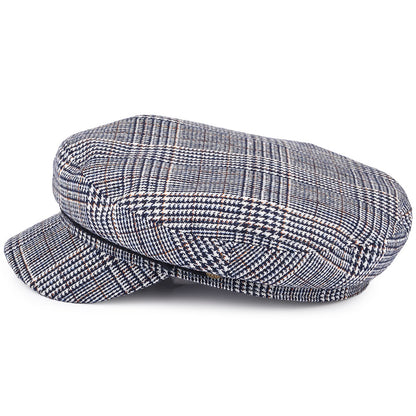 Gorra marinera cuadros escoceses de Brixton - Azul