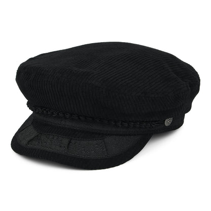 Gorra marinera Reserve de pana de Brixton - Negro