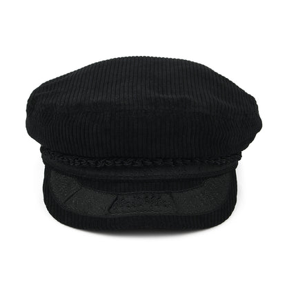 Gorra marinera Reserve de pana de Brixton - Negro