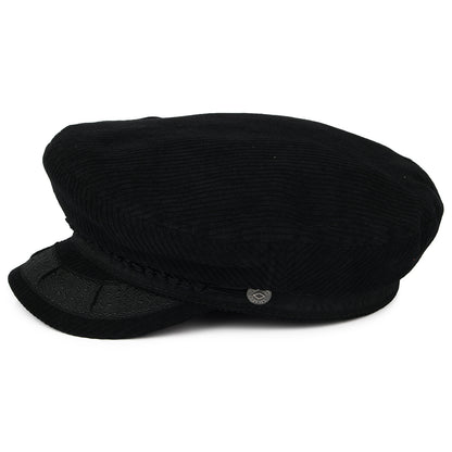 Gorra marinera Reserve de pana de Brixton - Negro