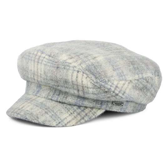 Gorra marinera Giana de mezcla de lana a cuadros de Barts - Trigo