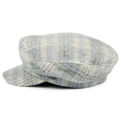 Gorra marinera Giana de mezcla de lana a cuadros de Barts - Trigo