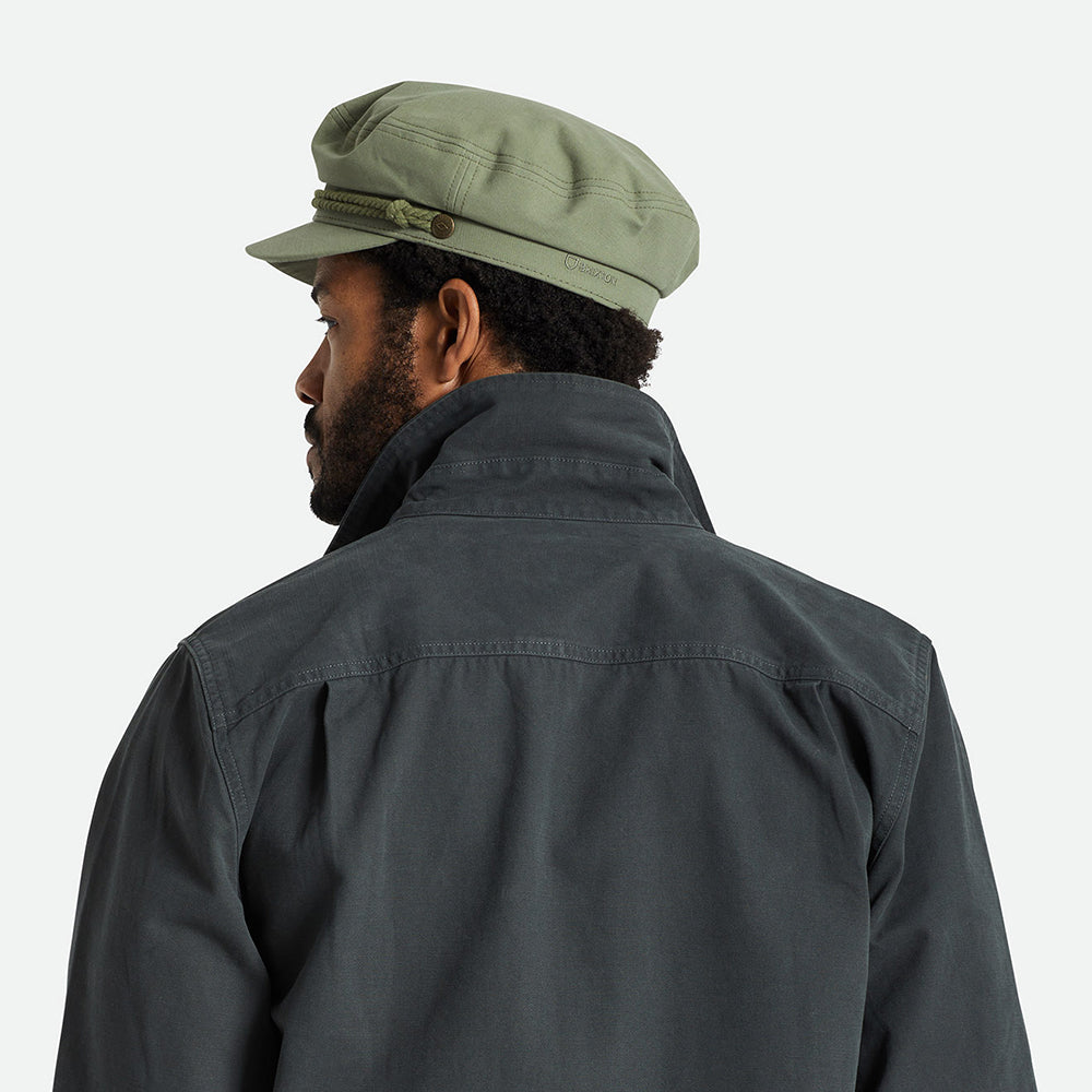 Gorra marinera de algodón de Brixton - Verde Oliva