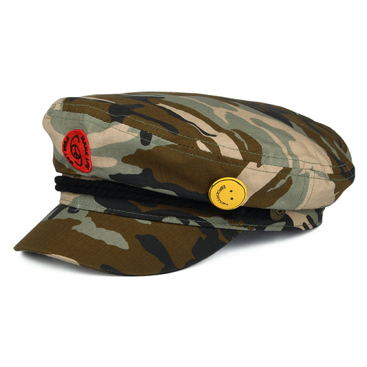 Gorra marinera de algodón de Brixton - Camuflaje