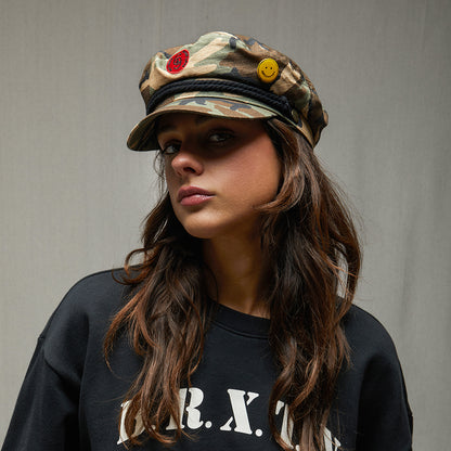 Gorra marinera de algodón de Brixton - Camuflaje