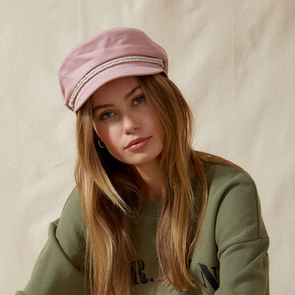 Gorra marinera de algodón de Brixton - Rosa