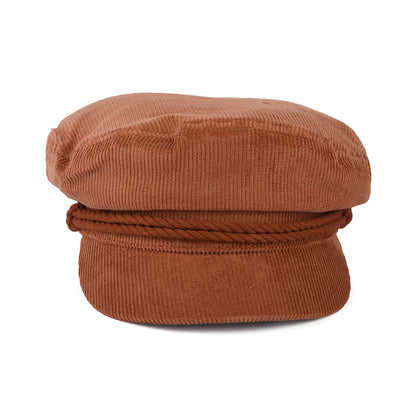 Gorra marinera de pana de Brixton - Terracota