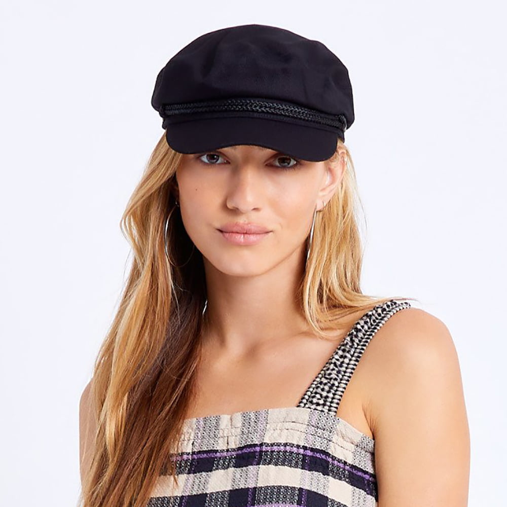 Gorra marinera de pana de Brixton Hats - Negro