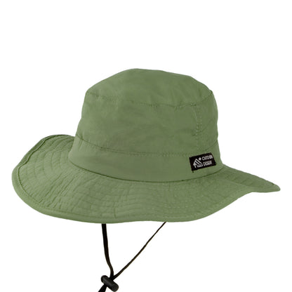 Sombrero Booney Evergreen plegable Ala ancha de Dorfman Pacific - Fósil