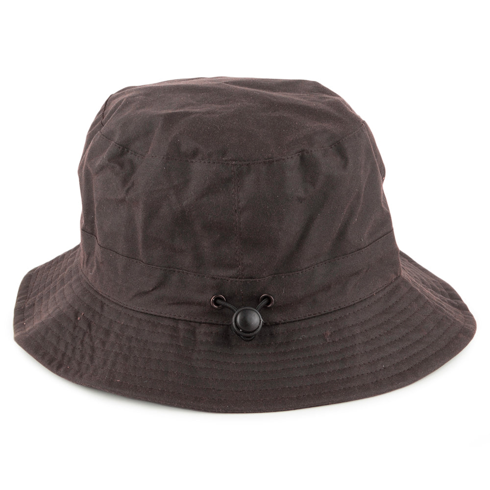 Sombrero pescador de algodón impermeable Jaxon & James - Marrón