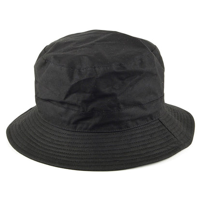 Sombrero de pescador de algodón impermeable Jaxon & James - Negro