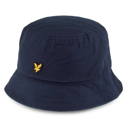 Sombrero de pescador de sarga de algodón de Lyle & Scott - Azul Marino