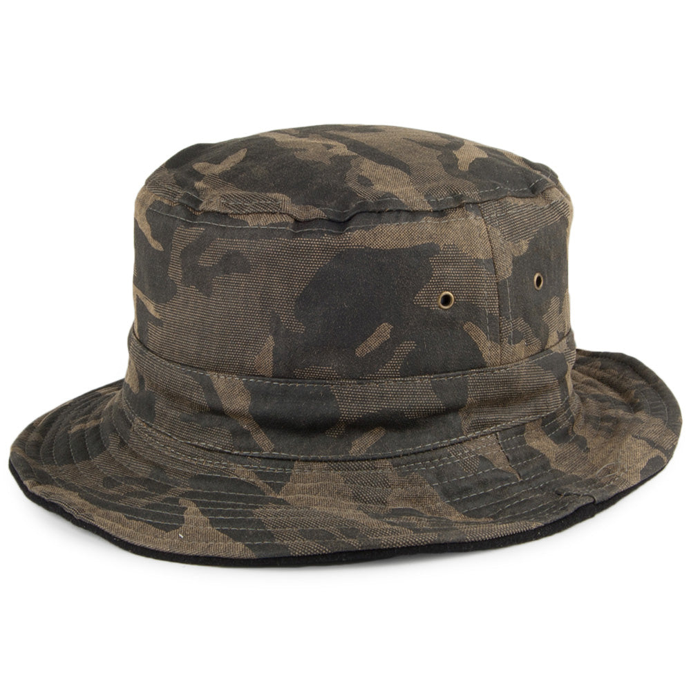 Sombrero de pescador de algodón de Dorfman Pacific - Camuflaje