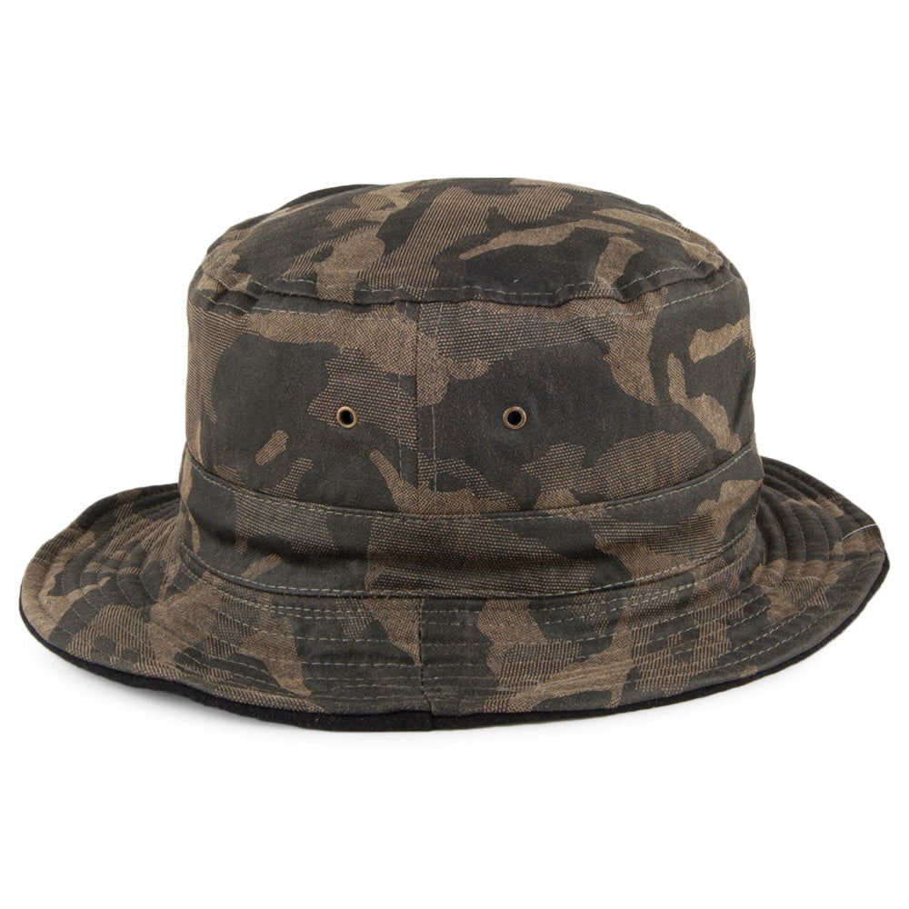 Sombrero de pescador de algodón de Dorfman Pacific - Camuflaje