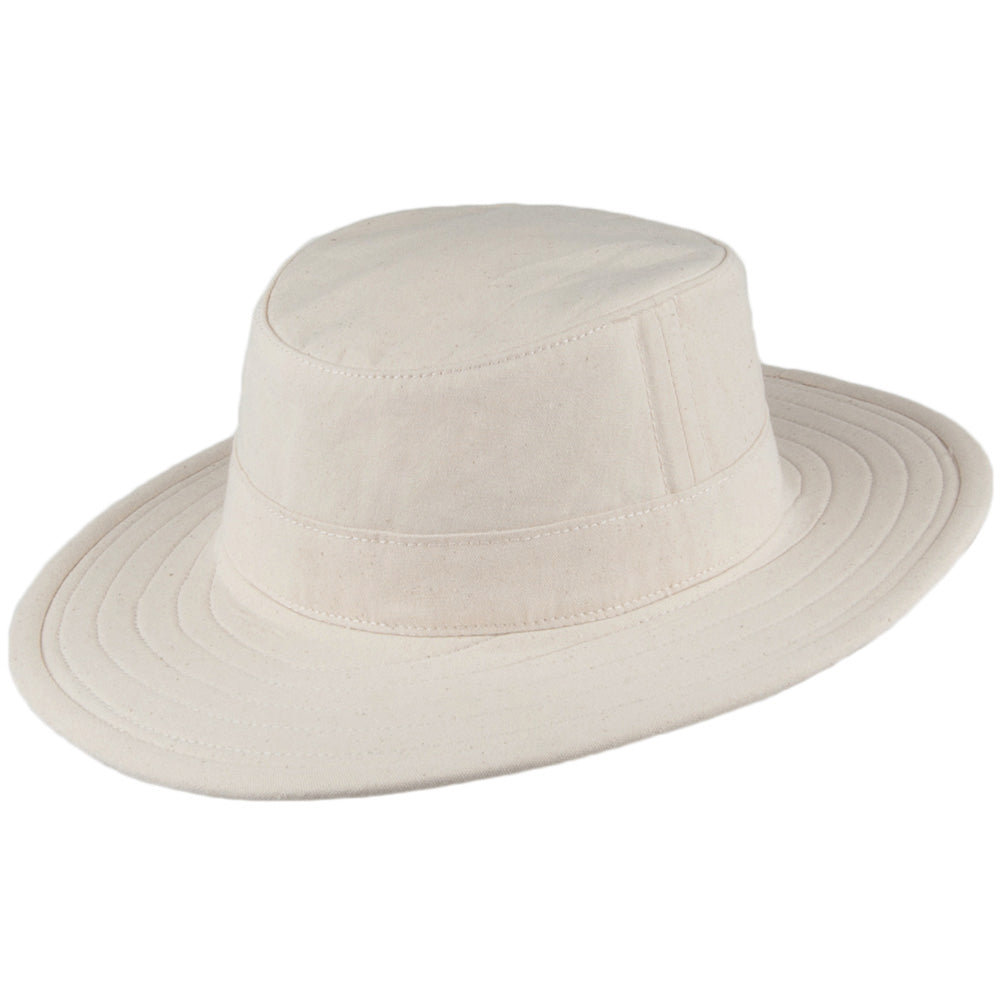 Sombrero de Sol plegable de lienzo de algodón de Jaxon & James - Blanco Marfil