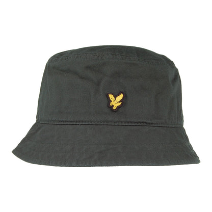 Sombrero de pescador de sarga de algodón de Lyle & Scott - Jade