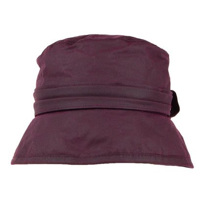 Sombrero de pescador Algodón Encerado con lazo lateral de Failsworth - Merlot