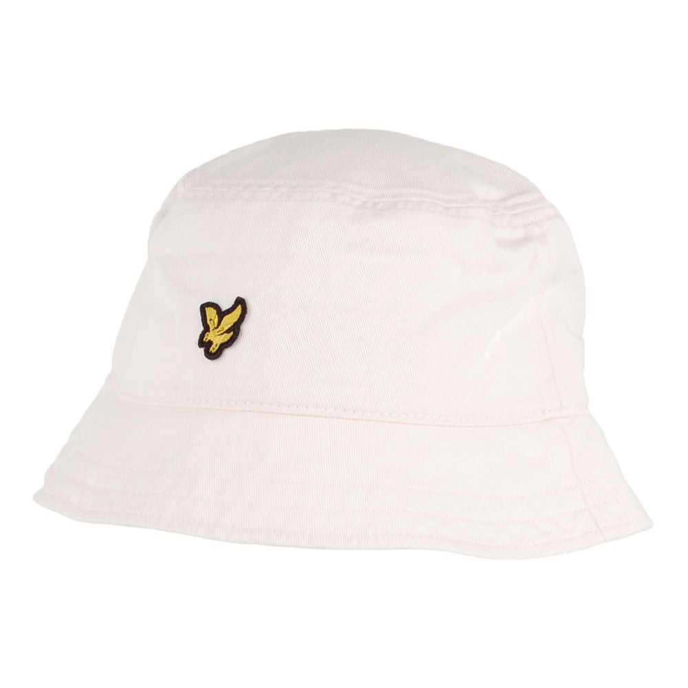 Sombrero de pescador de sarga de algodón de Lyle & Scott - Rosa Claro