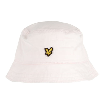 Sombrero de pescador de sarga de algodón de Lyle & Scott - Rosa Claro