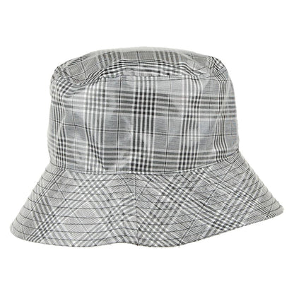 Sombrero de pescador Bastia Tela escocesa de Scala - Negro-Gris