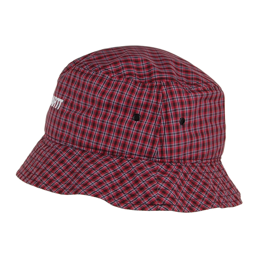 Sombrero de pescador Alistair de Carhartt WIP - Negro-Rojo
