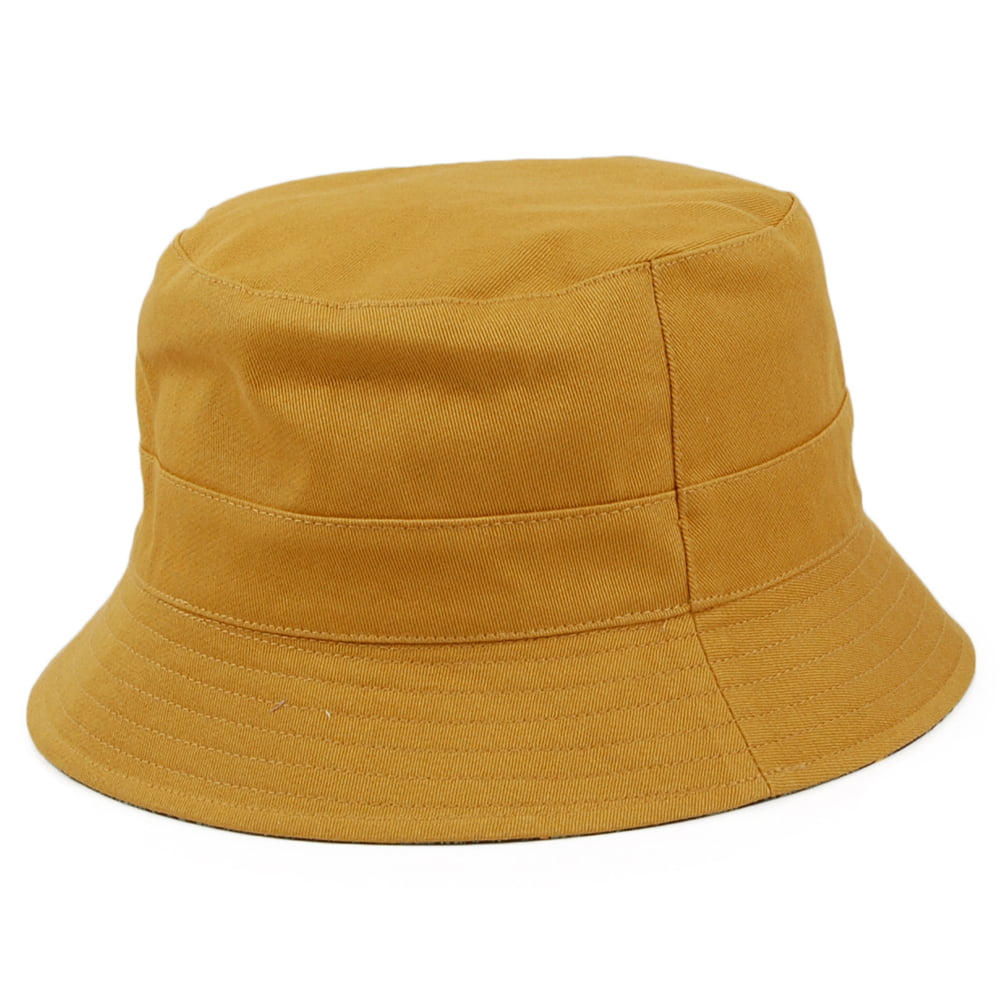 Sombrero de pescador reversible II de algodón de Failsworth - Mostaza
