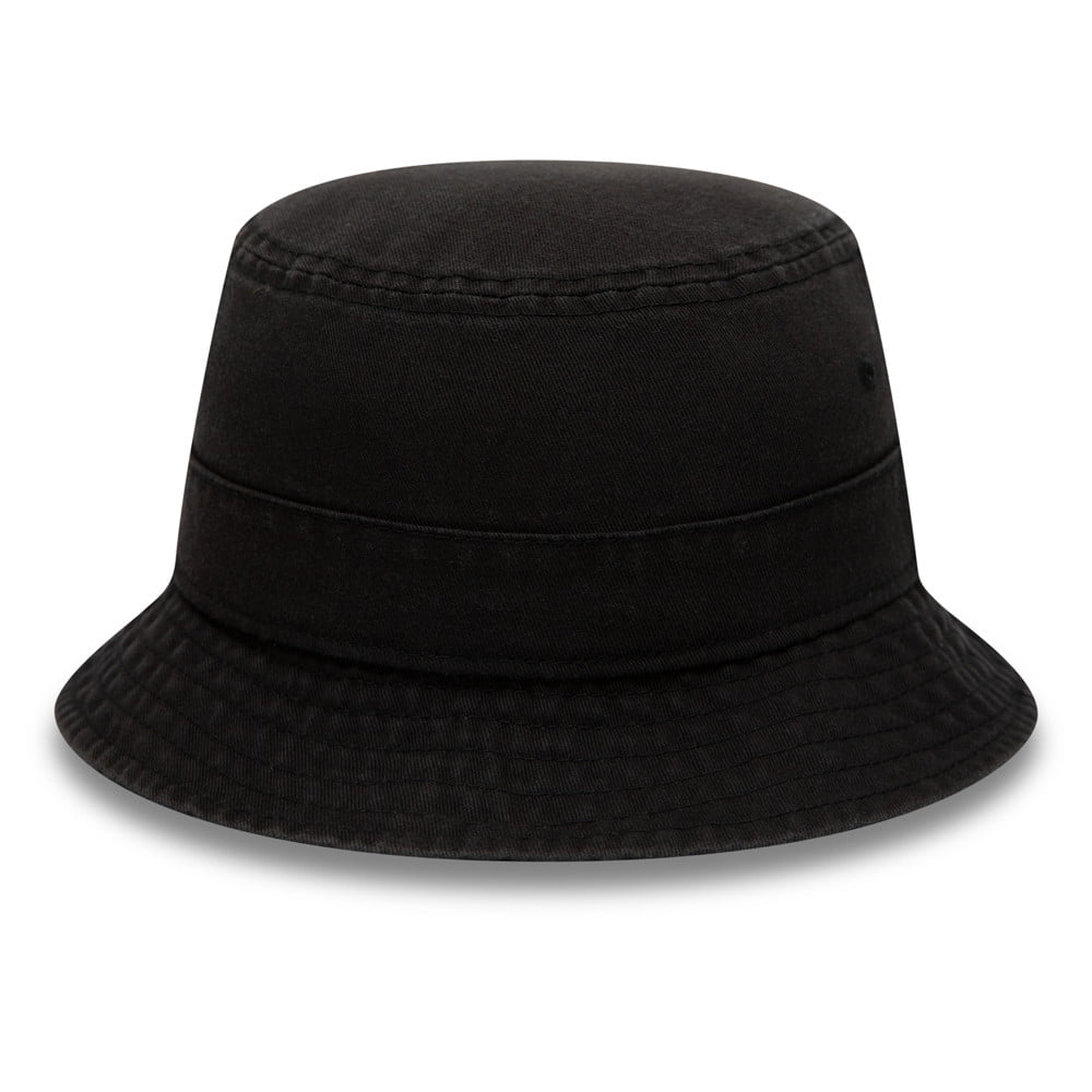 Sombrero de pescador Essential de algodón de New Era - Negro