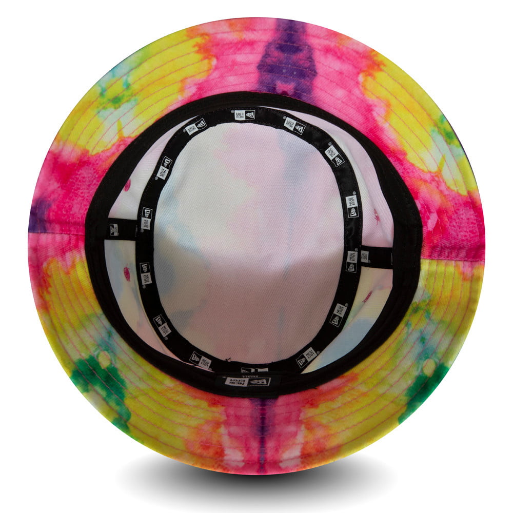Sombrero de pescador Tie Dye de New Era - Rosa-Morado