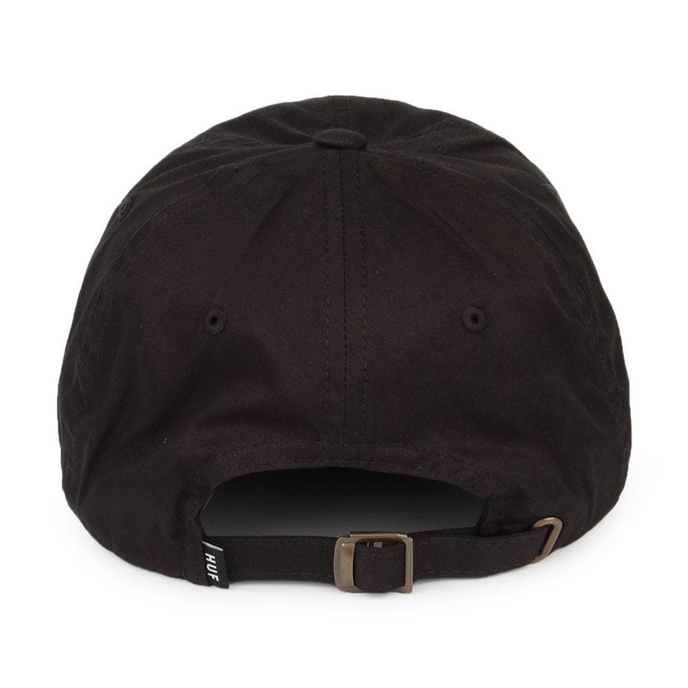 Gorra de béisbol Plastic Heart visera curvada de HUF - Negro