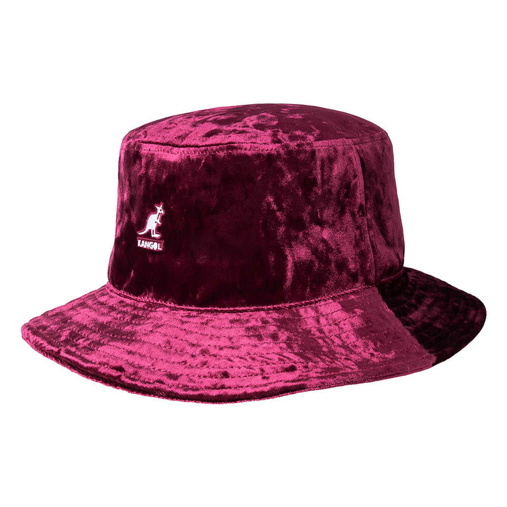 Sombrero de pescador Rap de terciopelo de Kangol - Burdeos