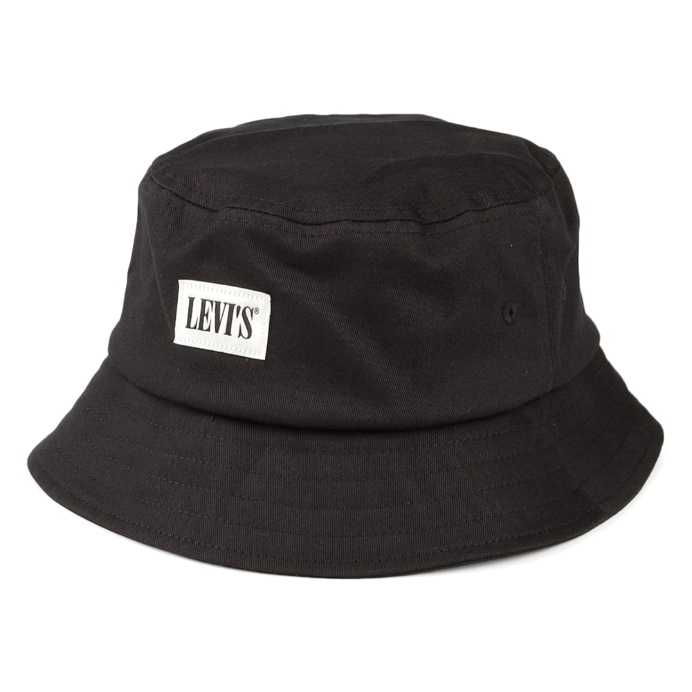 Sombrero de pescador Serif Patch de Levi's - Negro
