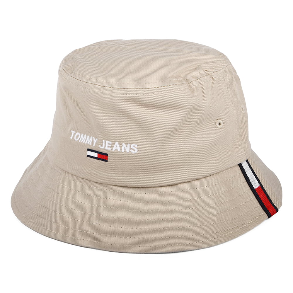 Sombrero de pescador TJM Sport de algodón orgánico de Tommy Hilfiger - Beige
