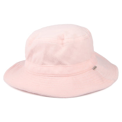 Sombrero de pescador Petra plegable de felpa de Brixton - Rosa Claro