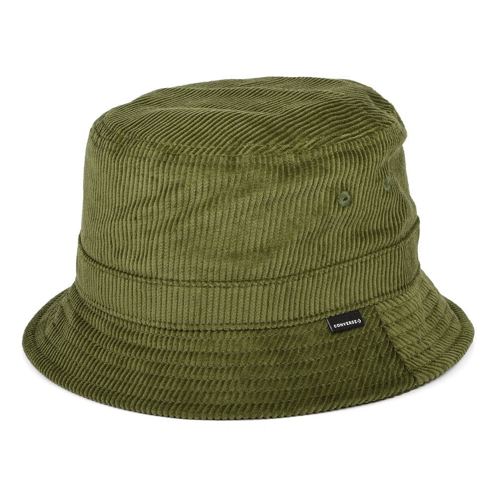Sombrero de pescador Novelty de pana de Converse - Verde Musgo