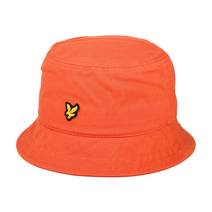 Sombrero de pescador de sarga de algodón de Lyle & Scott - Ocre
