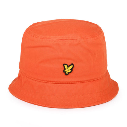 Sombrero de pescador de sarga de algodón de Lyle & Scott - Ocre